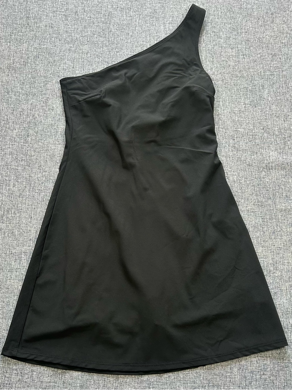 Abercrombie & Fitch One-Shoulder Black Dress Athletic XS